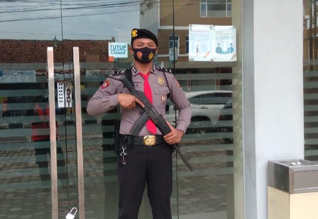 Sat Sabhara Polres Majalengka Polda Jabar Pengamanan di Sejumlah Tempat Objek Vital